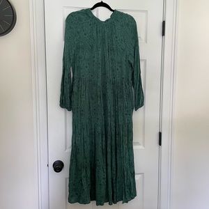 A New Day Teal Print Maxi Dress